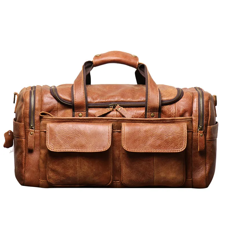 New Men Leather Traveling Shoudler Bags L0571