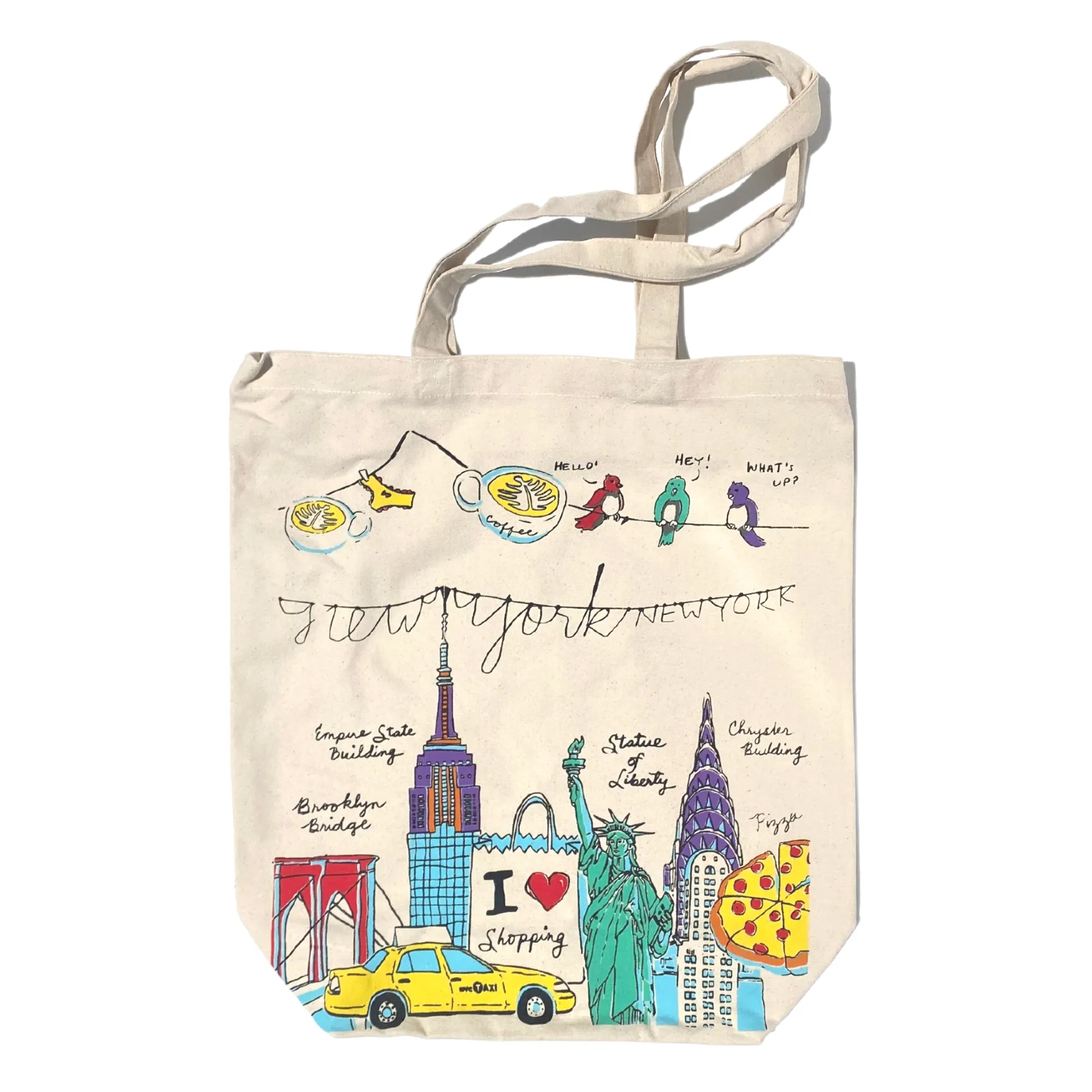 New York Illustration Tote Bag