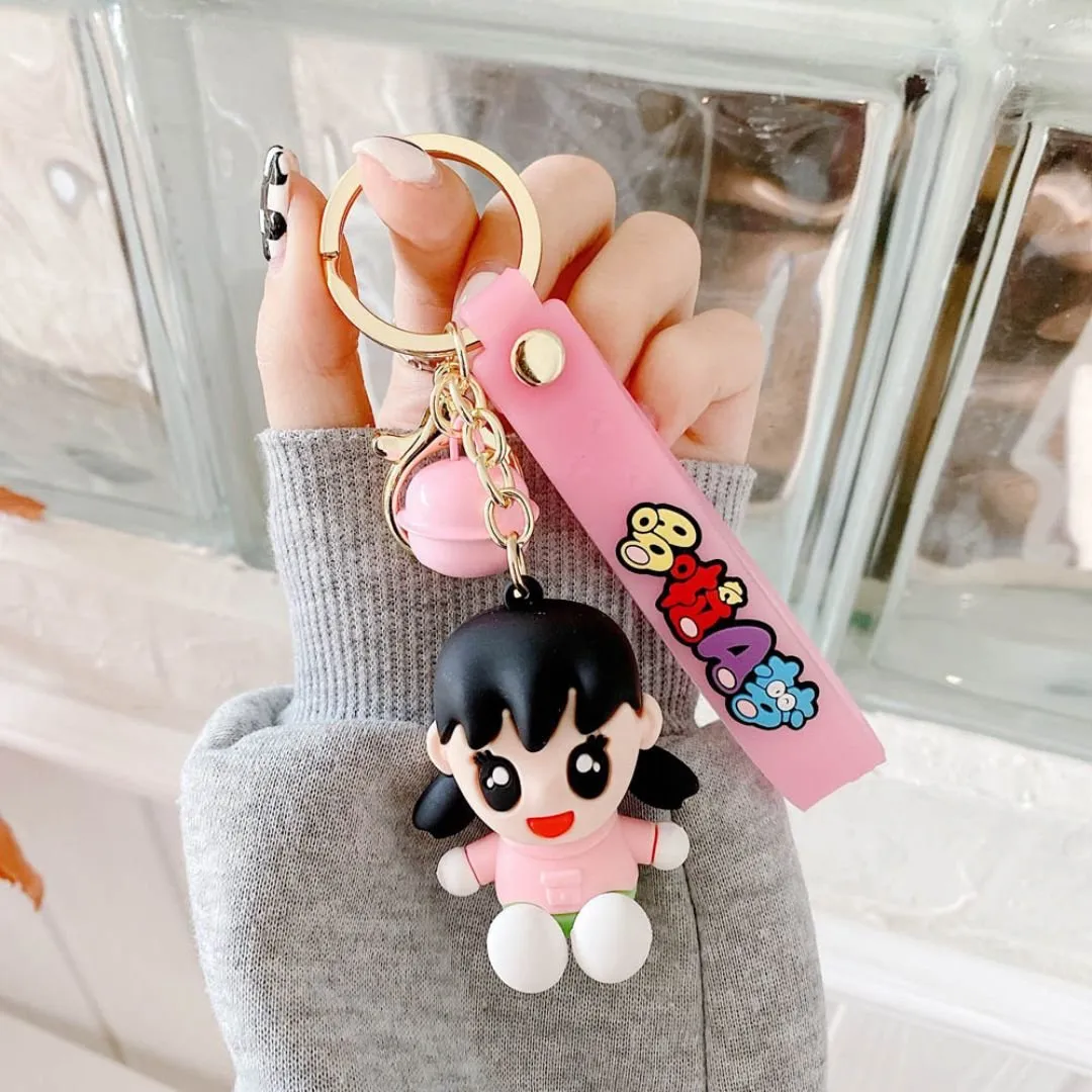 Nobita &amp; Shizuka Keychain - Heavy 3D keychain