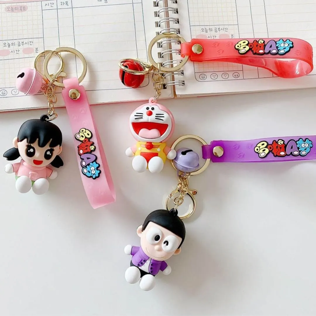 Nobita &amp; Shizuka Keychain - Heavy 3D keychain