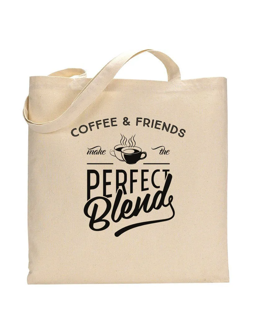 Perfect Blend Design - Coffee Shop Tote Bags