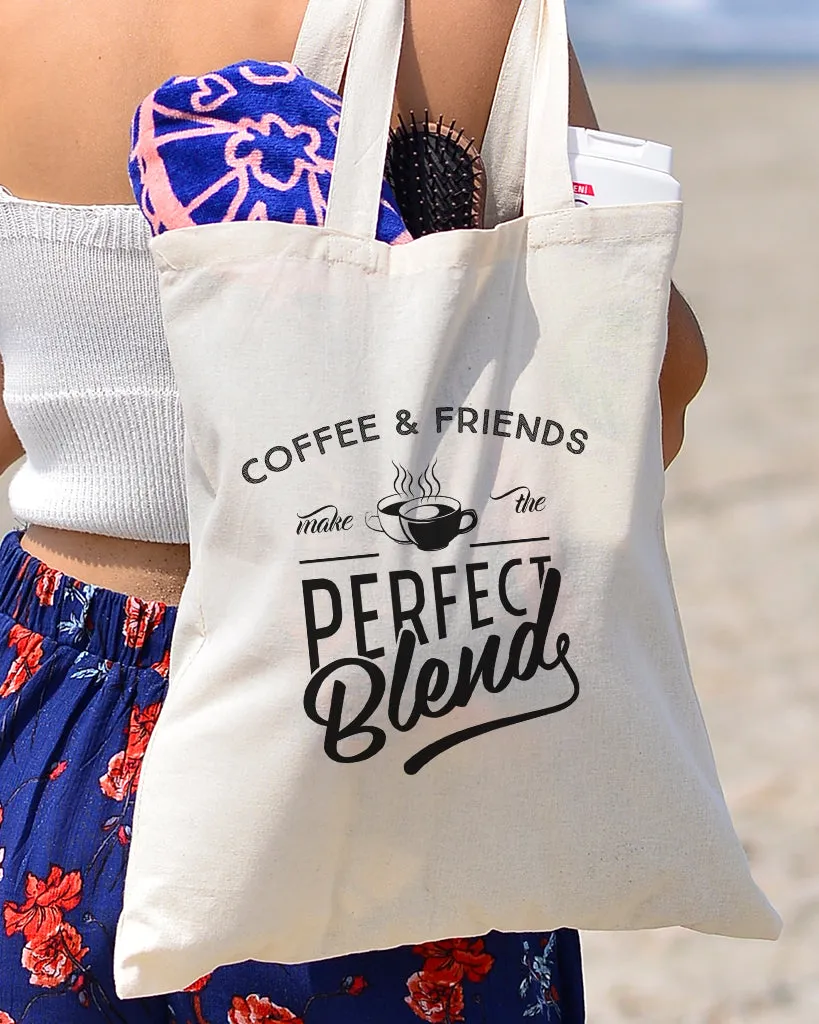 Perfect Blend Design - Coffee Shop Tote Bags