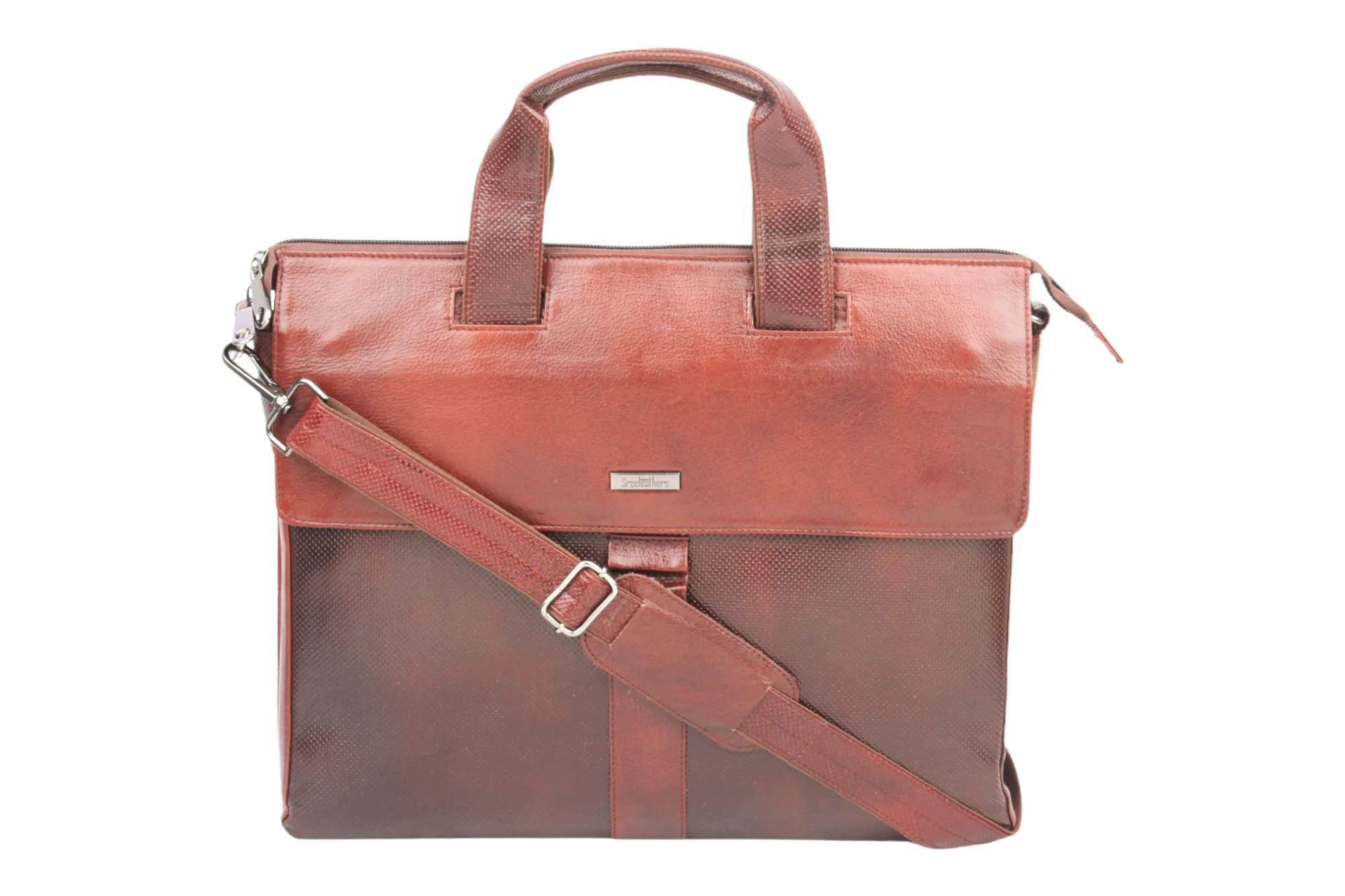 Premium Leather Laptop Bag  997426 (BROWN)