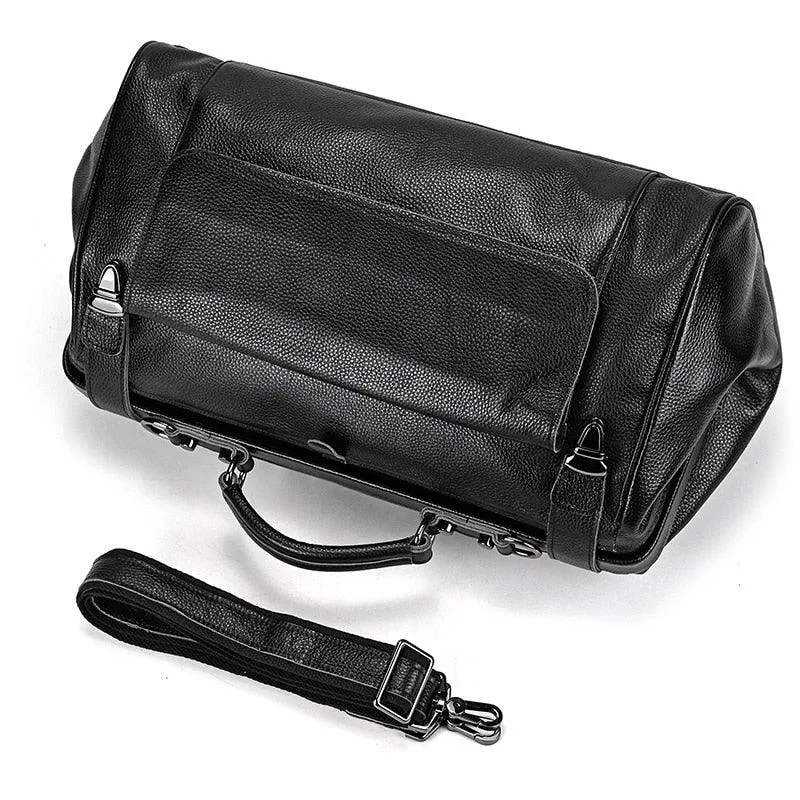 Real Luxury Leather Duffle Bags For Business Carryon