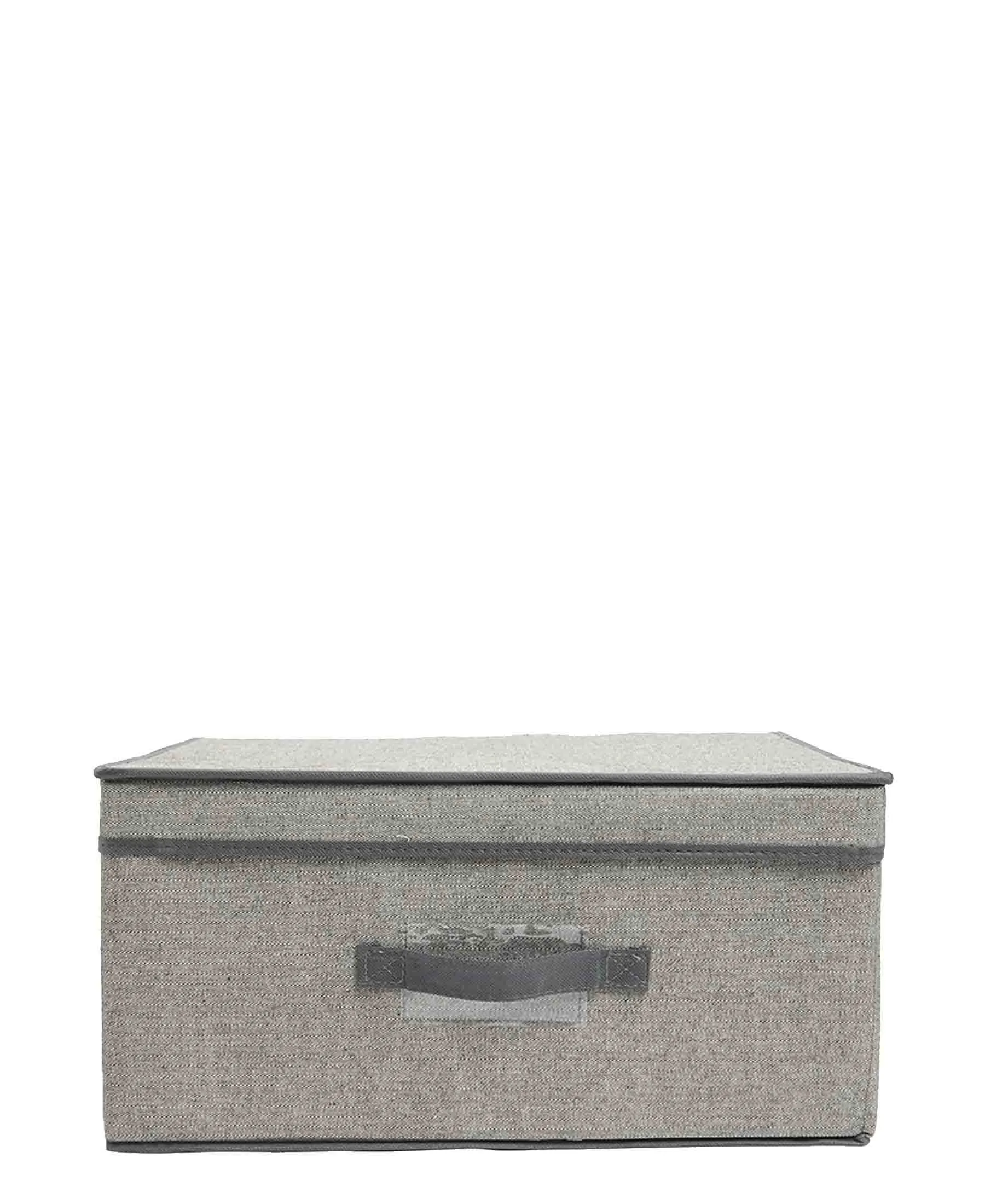 Storage Solutions Storage Box With Lid - Grey