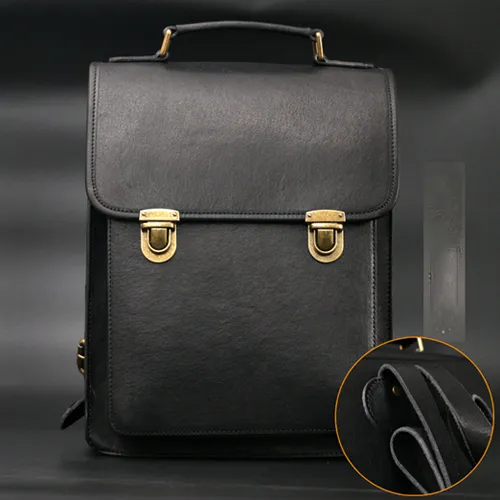 Stylish School Leather Backpack Bag for Women