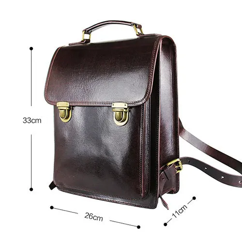 Stylish School Leather Backpack Bag for Women