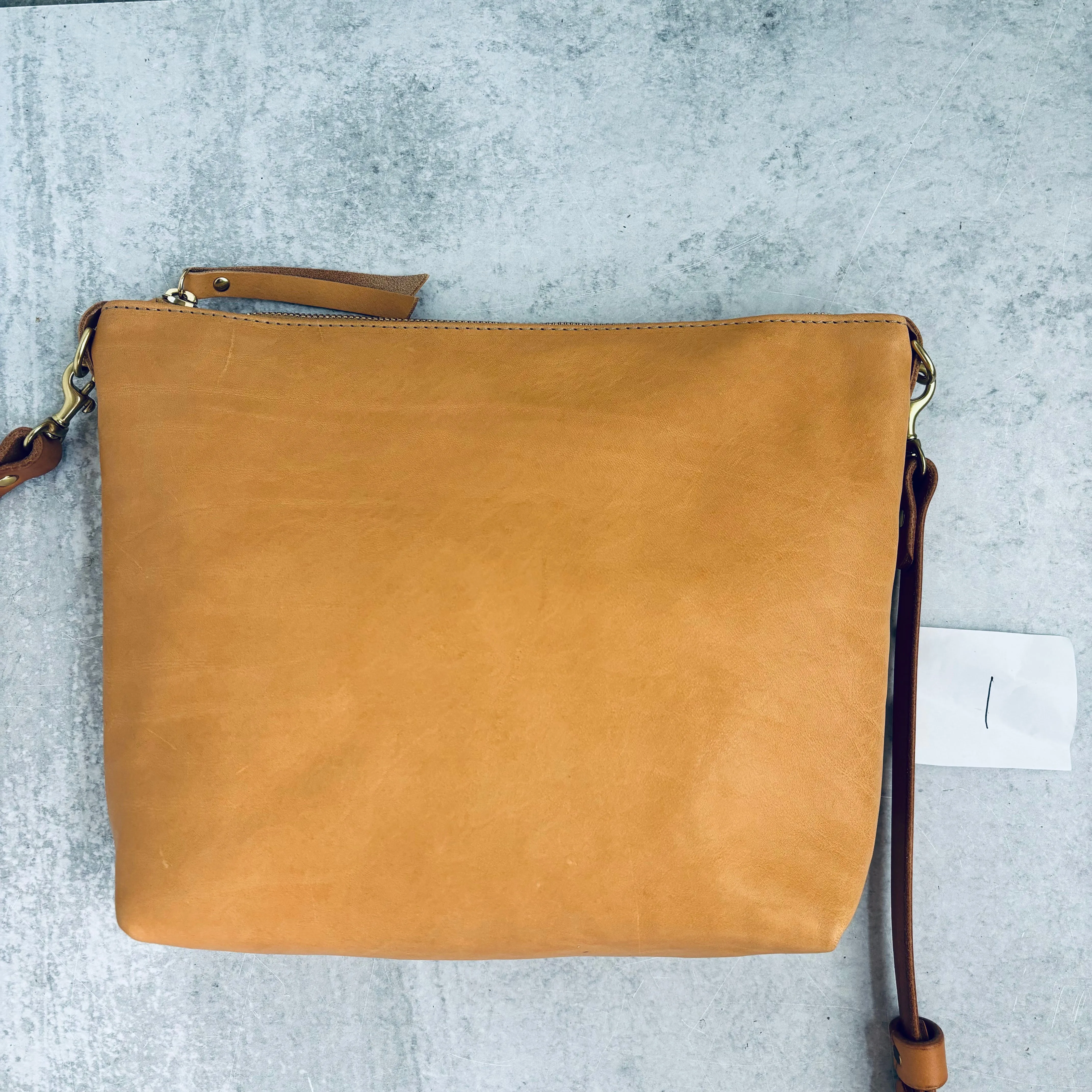 Summer Seconds Sale - Crossbody Bag with Monogram - Beige No. 1