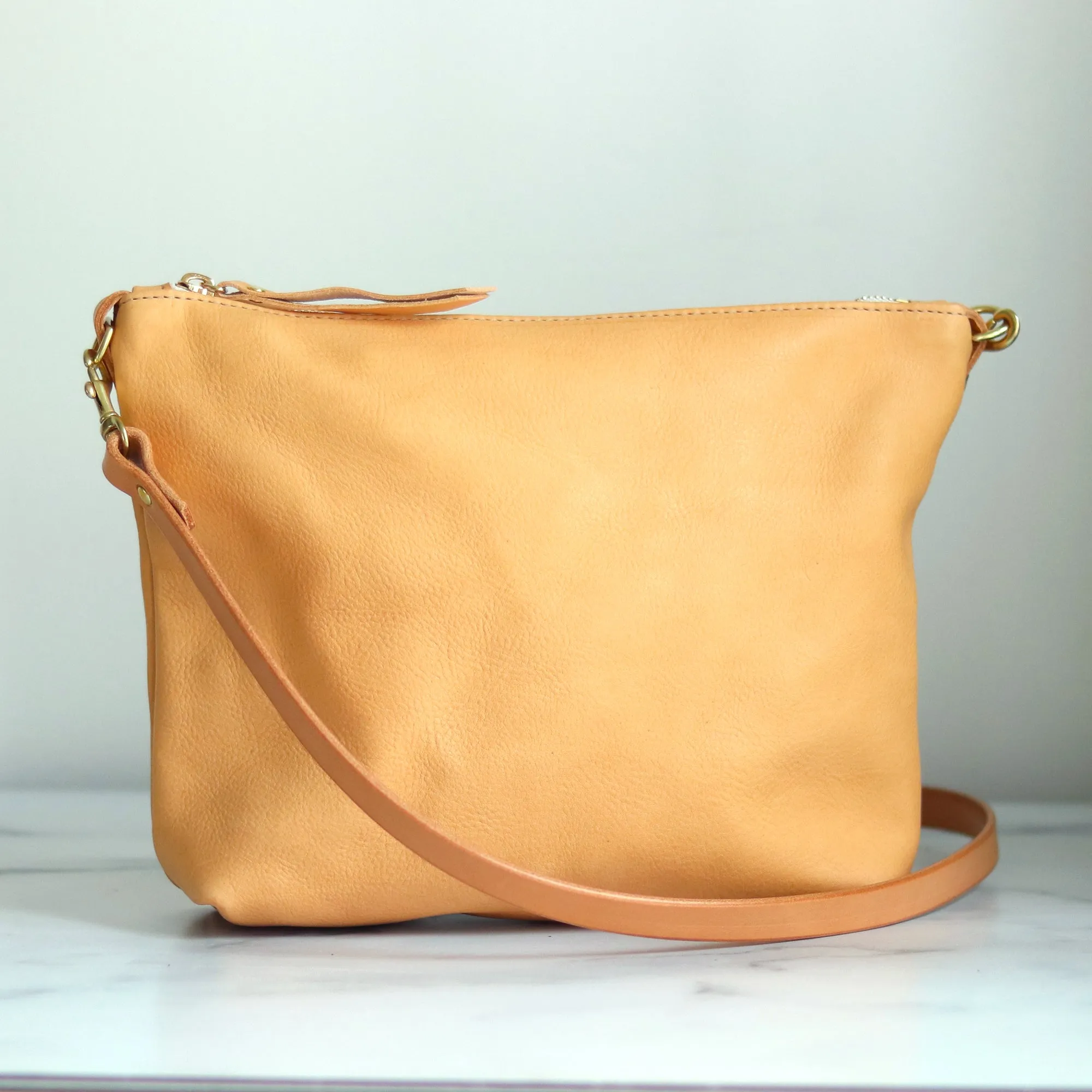 Summer Seconds Sale - Crossbody Bag with Monogram - Beige No. 1