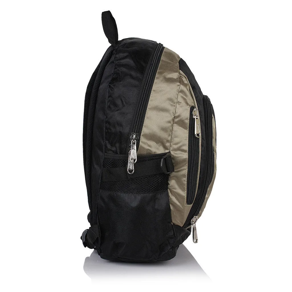 Suntop A56 16 L Backpack(Black and Silver)