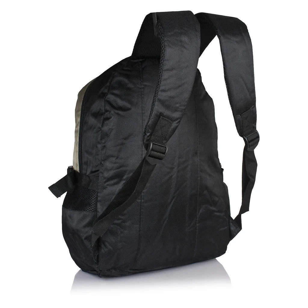 Suntop A56 16 L Backpack(Black and Silver)