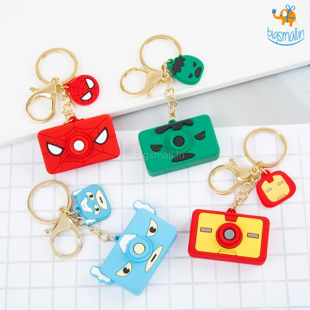 Superhero Camera Keychains