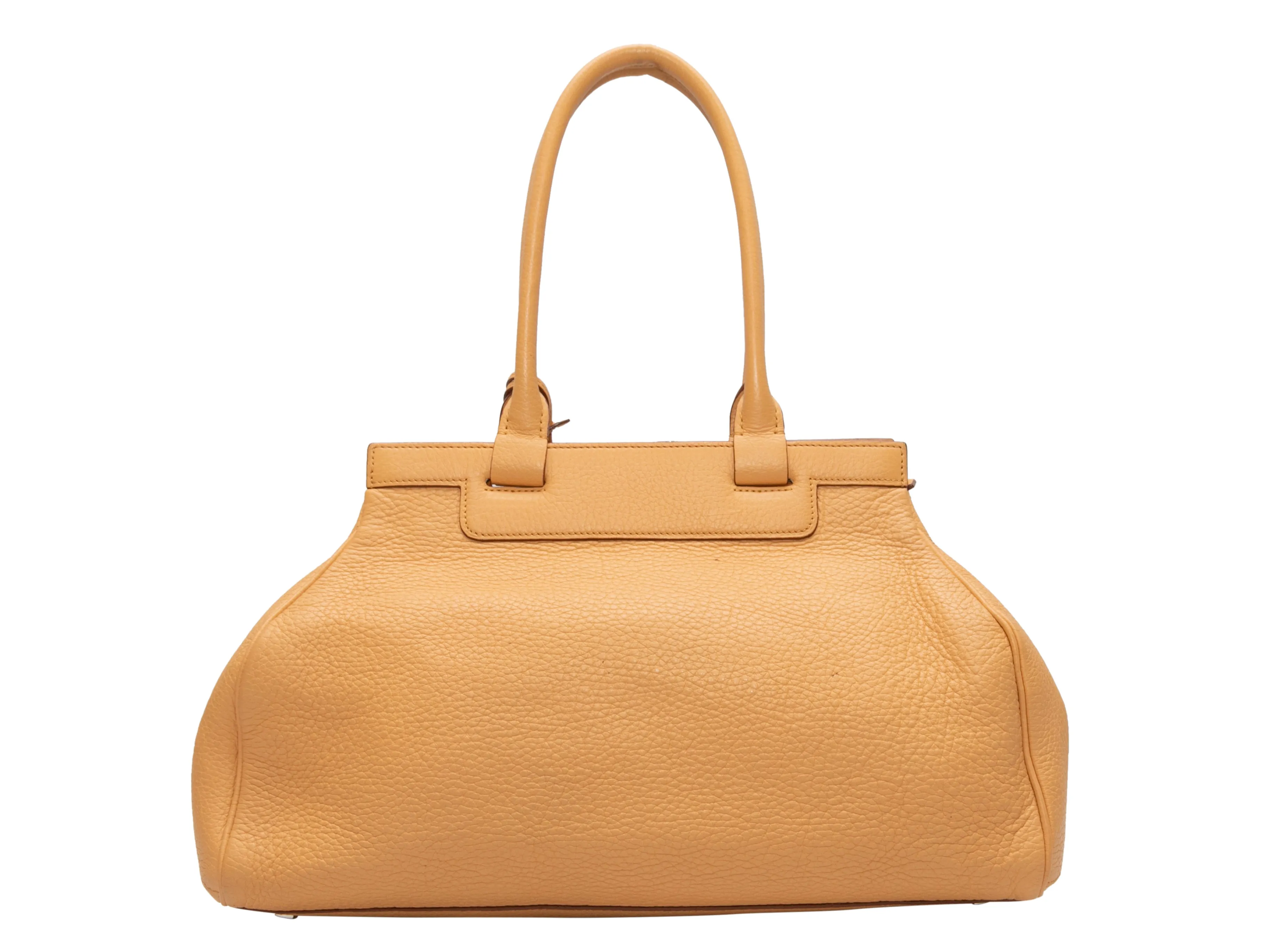 Tan Moynat Leather Pauline Shoulder Bag