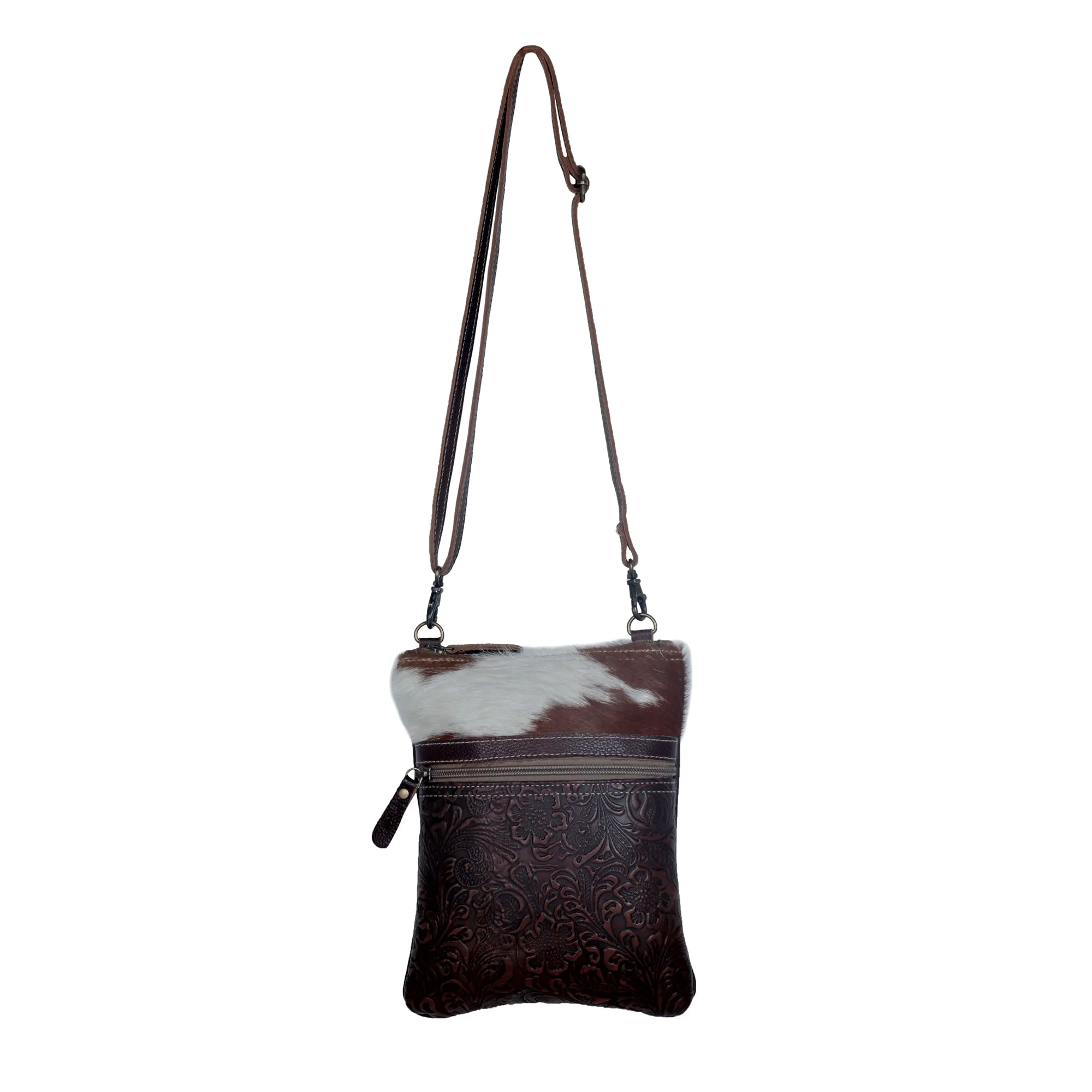 Tangled Vine Leather & Hairon Bag