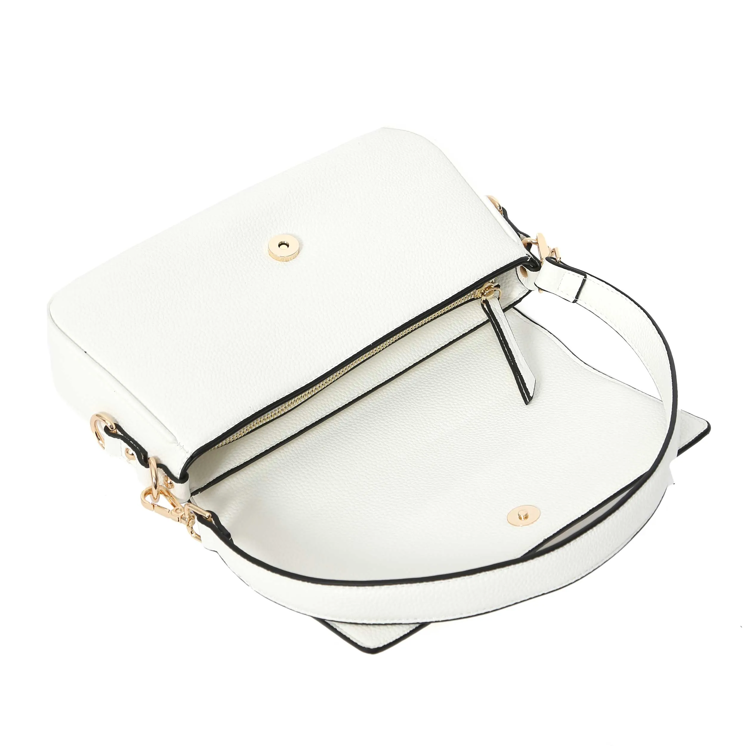 Valentino Bags Katong Ladies Shoulder Bag in White