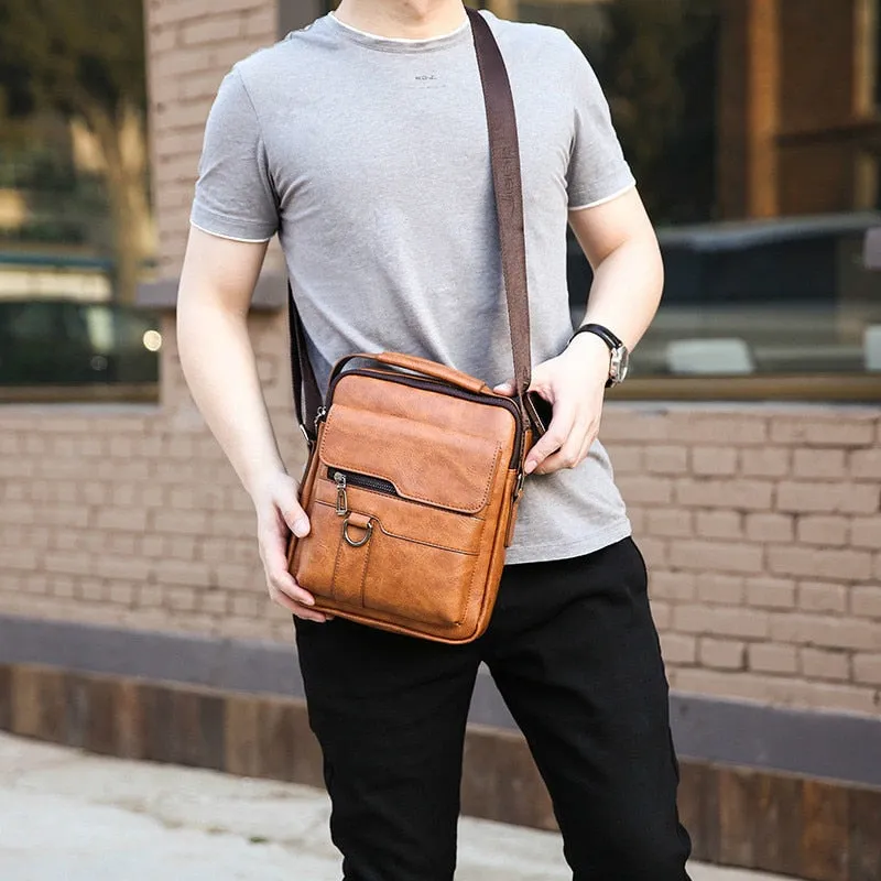 West Louis™ Stylish Leather Briefcase