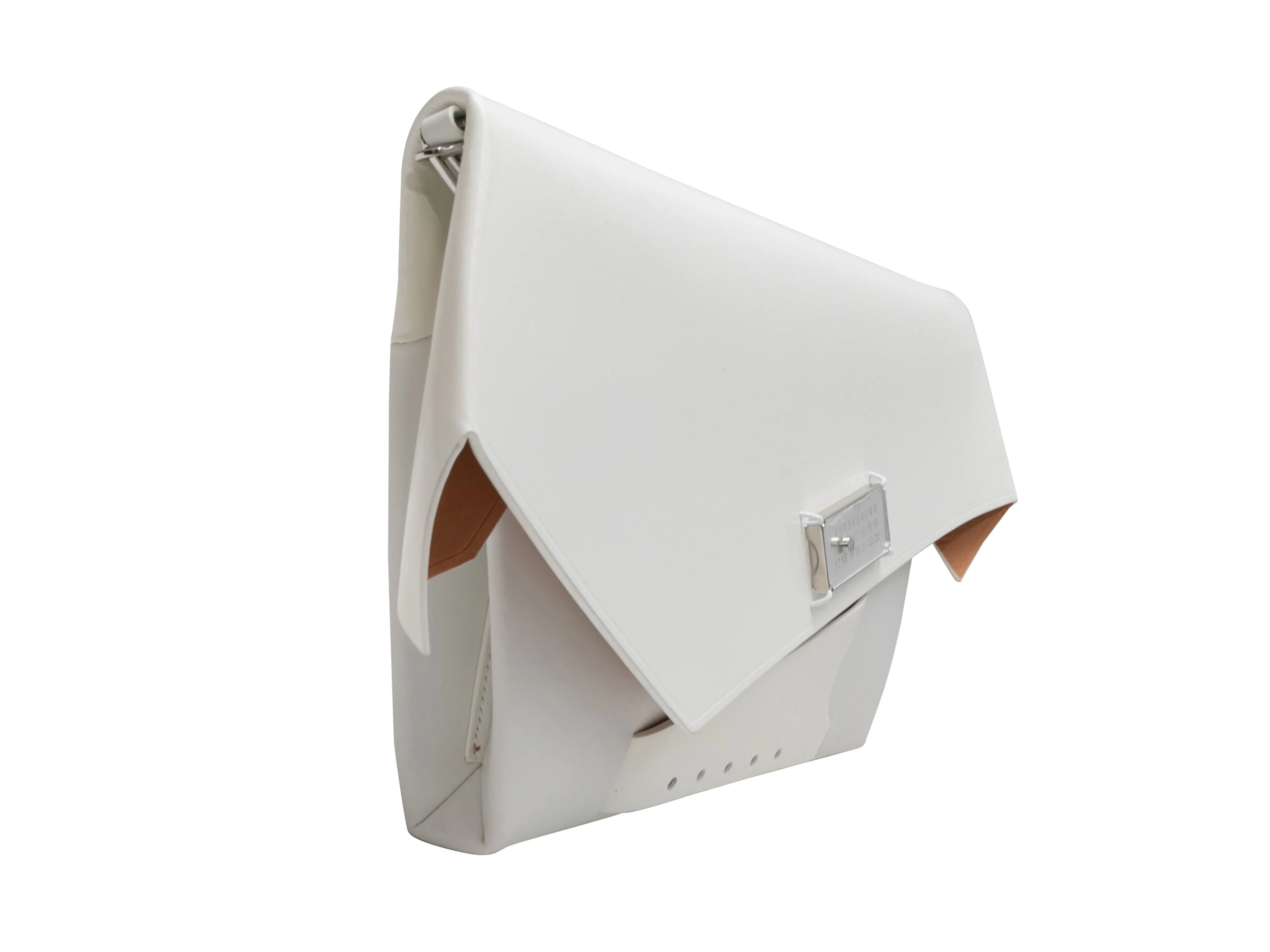 White Maison Margiela Snatched Classique Shoulder Bag