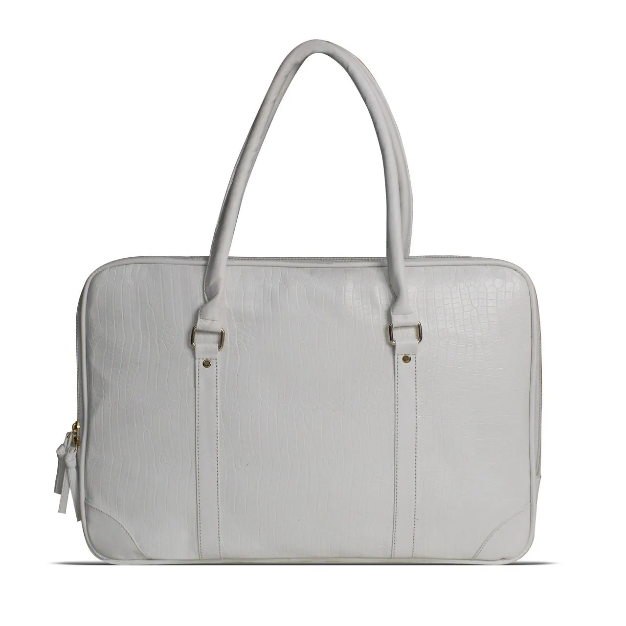 White Vegan Leather Album Bag