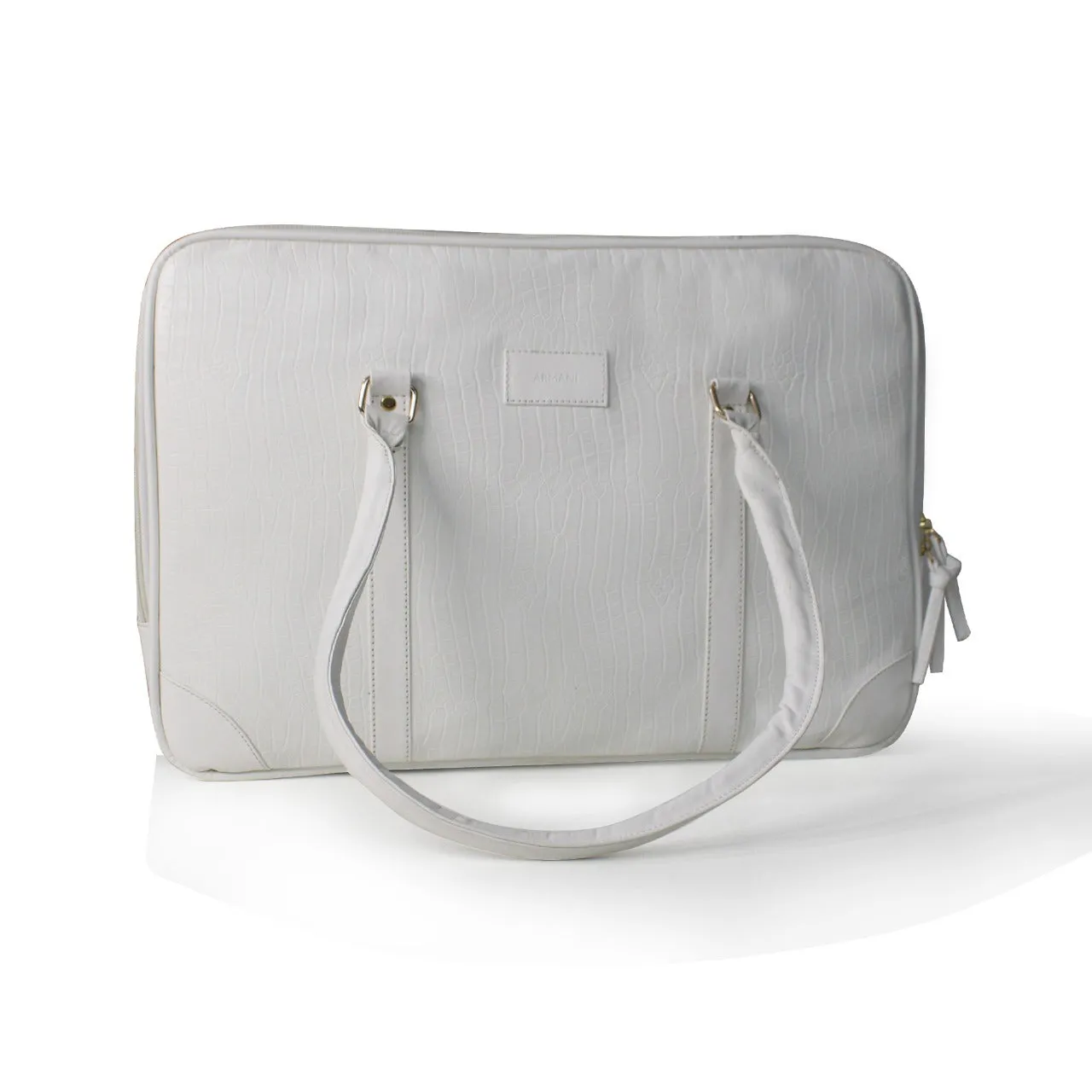 White Vegan Leather Album Bag