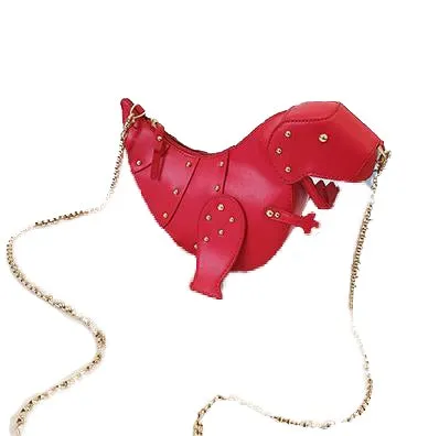 Women Dinosaur Shape Chain Shoulder Bags