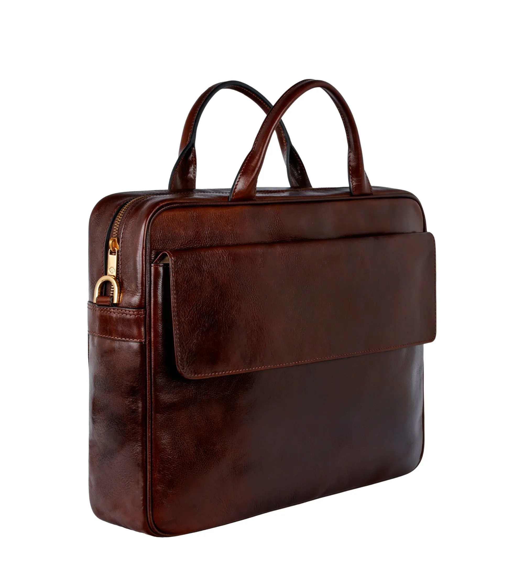 Womens Leather Briefcase Laptop Bag - The Sheltering Sky