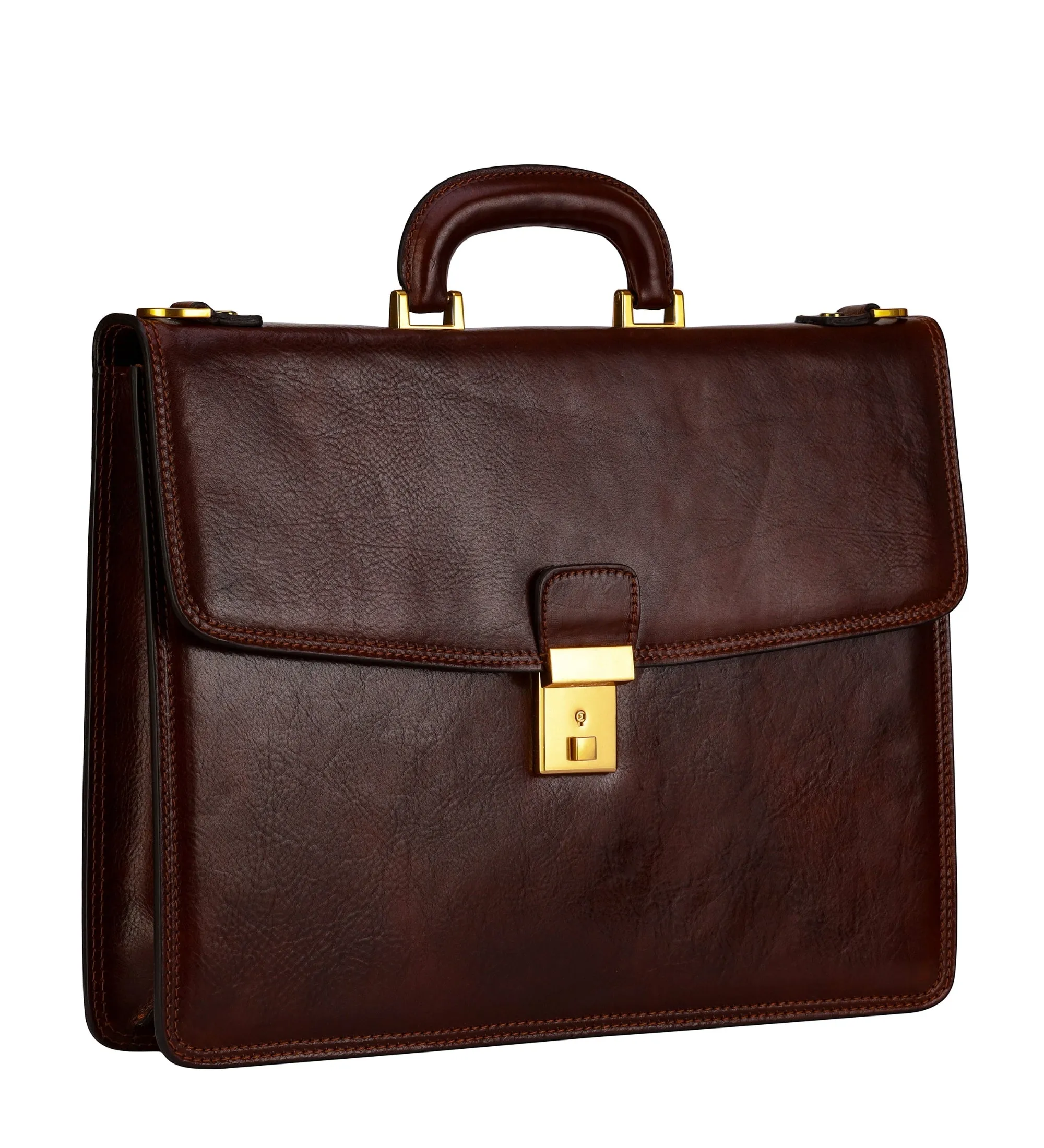 Womens Leather Briefcase - The Sound of the Mountain