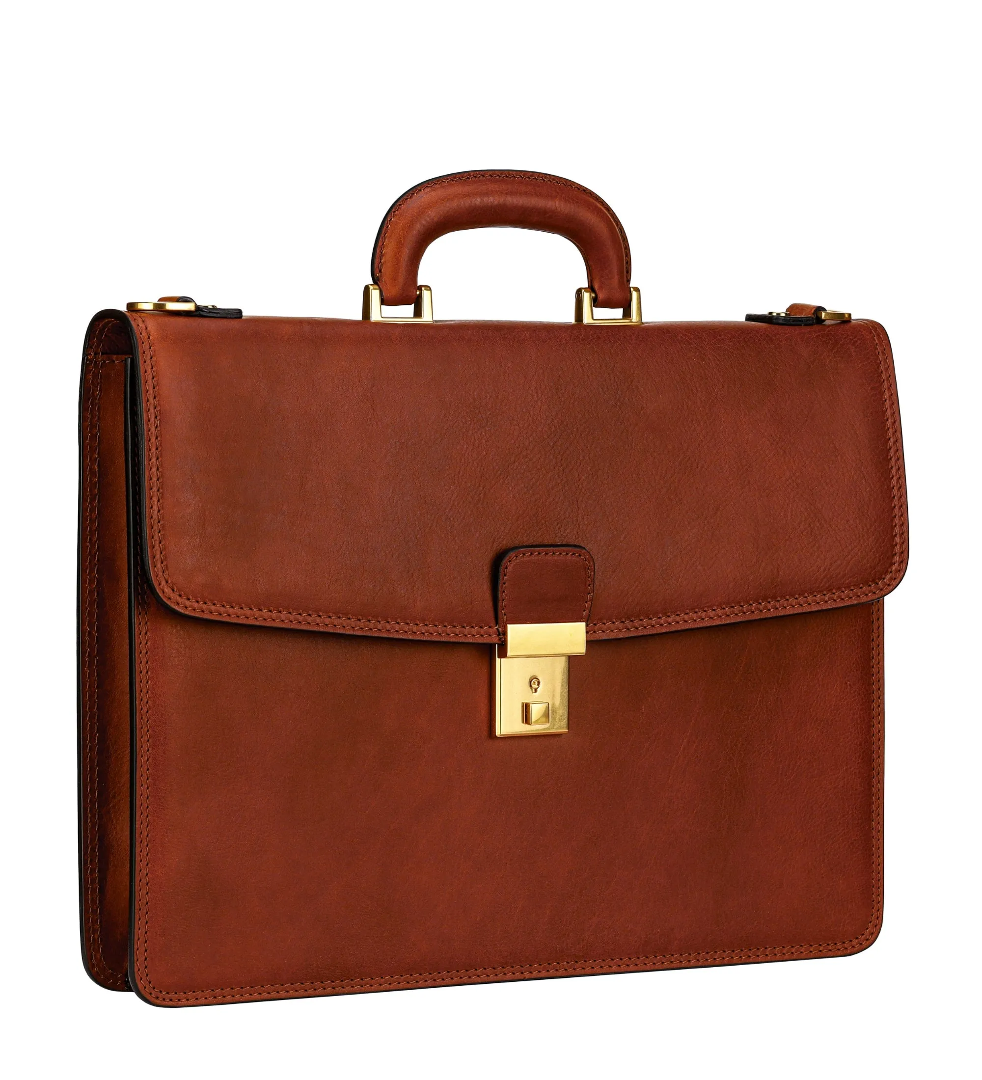 Womens Leather Briefcase - The Sound of the Mountain