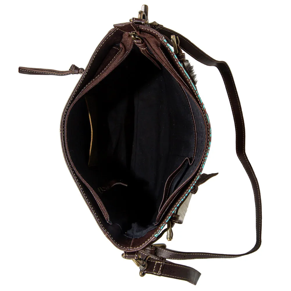 Zapata Leather Hairon Bag